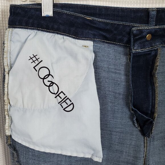 LOGO Lori Goldstein Size 16 Jeans 5 Pocket Skinny Stretch Denim Ankle Zipppers - Picture 8 of 9